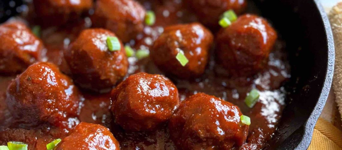 طريقة عمل كرات اللحم بالصوص الفسفوري الحلو