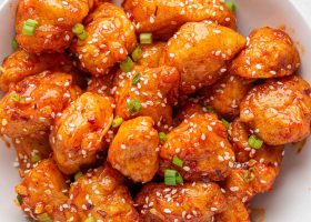 طريقة عمل دجاج مقلي بالصوص الحار الكوري