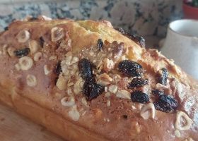 طريقة عمل كيكة الشوفان الصحية بالمكسرات للرجيم