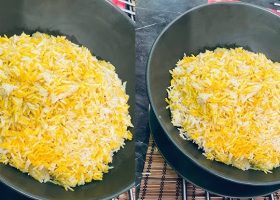 طريقة عمل ارز بالكريمة والمشروم والزعفران