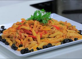 طريقة عمل مكرونة العاصفة بصوص الفلفل الثلجى