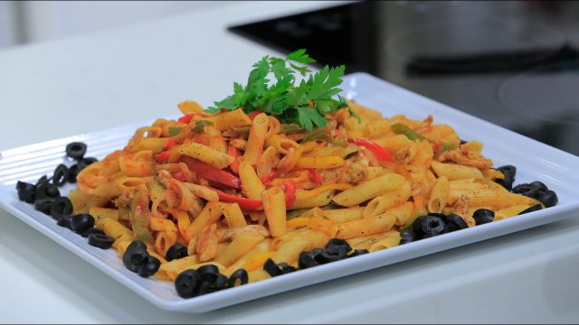 طريقة عمل مكرونة العاصفة بصوص الفلفل الثلجى