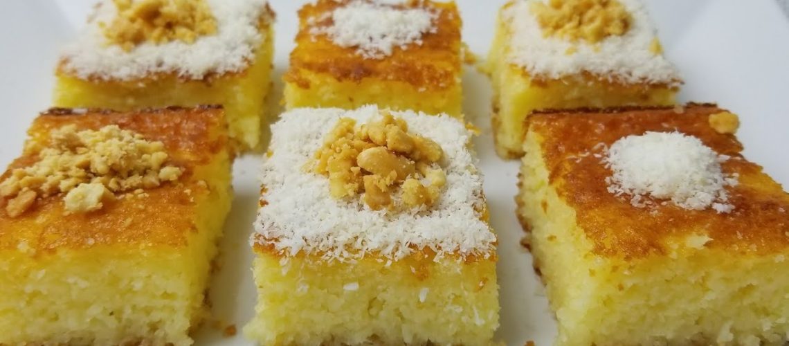 طريقة عمل كيك الشاي بالسميد