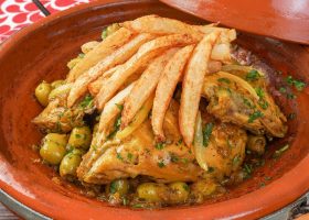 طريقة عمل طاجن الليل الهادىء بالزعتر الازرق