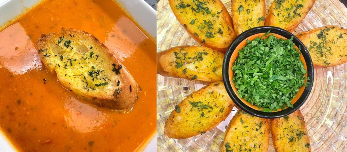 طريقة عمل شوربة الطحينة الساخنة بالثوم والليمون