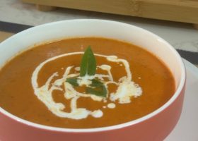 طريقة عمل حساء البلور الساخن بالفانيليا المدخنة