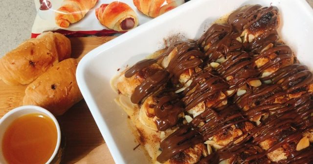 طريقة عمل السينابون السريع بالكرواسون