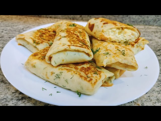 طريقة عمل كريب البطاطس الهش بحشوة الجبنة والأعشاب