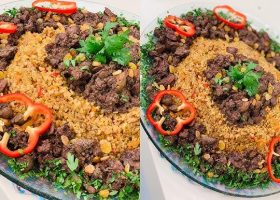 طريقة عمل فريك بالقرع العسلى والكمون المدخن