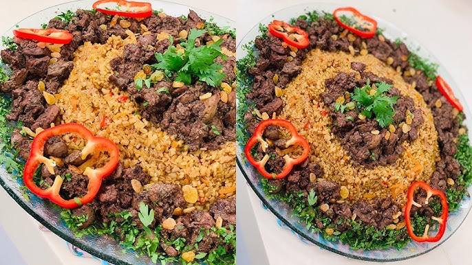 طريقة عمل فريك بالقرع العسلى والكمون المدخن