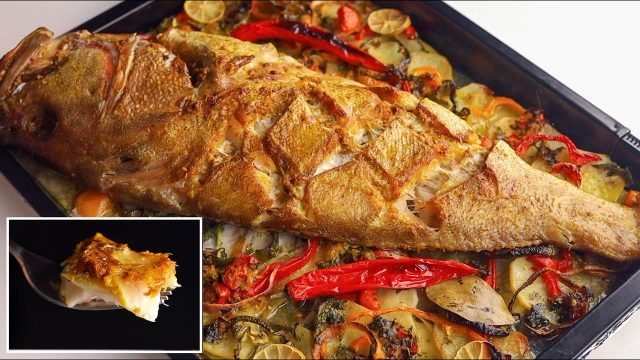 طريقة عمل سمك مشوي بصوص المسالا