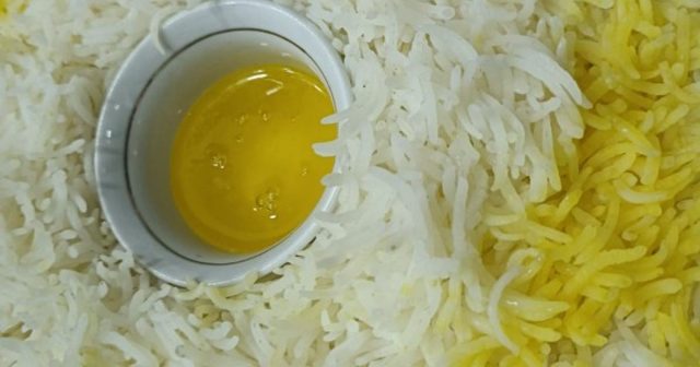 طريقة عمل أرز أبيض بصوص الزبدة المحروقة والمريمية