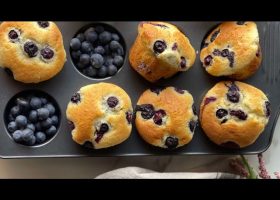 طريقة عمل مافن الليمون والتوت