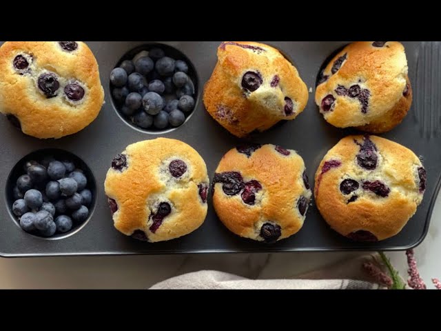 طريقة عمل مافن الليمون والتوت