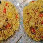 طريقة عمل أرز بالكركديه والفلفل الوردي