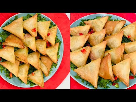 طريقة عمل السمبوسة بالخضار لفطار رمضان