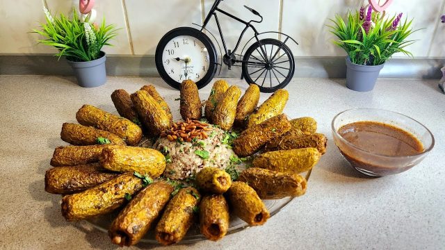 طريقة عمل كوسة محشية بالرز والتمر الهندي