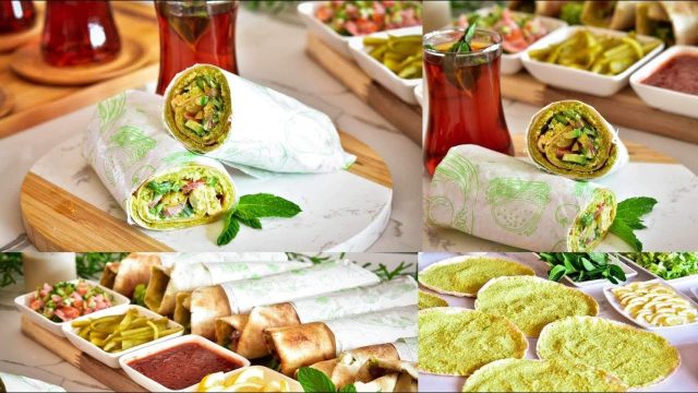 طريقة عمل ساندوتش فلافل بالشمندر و صوص طحينة خضراء