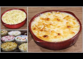 طريقة عمل طاجن ارز باللبن و الزعتر