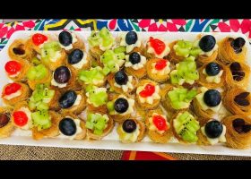 طريقة عمل كنافة أساور بالفستق