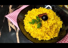 طريقة عمل ارز بجوز الهند والكاري والتفاح