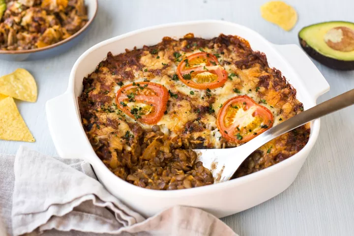 طريقة عمل طاجن العدس المتبل بالكزبرة الجافة