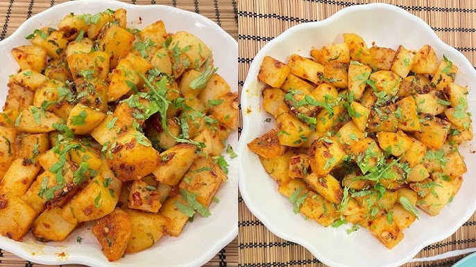 طريقة عمل بطاطس مشوية بالعسل والكمون