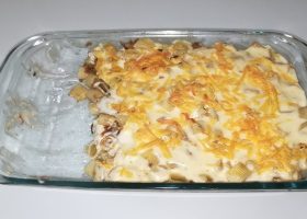 طريقة عمل مكرونة بصوص القشطة والليمون الاسود