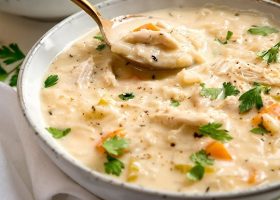 طريقة عمل شوربة الثلج المعقود بالحليب المعطر