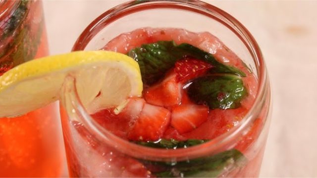 طريقة عمل عصير البطيخ مع الليمون الفوار والنعناع