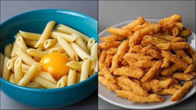 طريقة عمل باستا بانيه مقرمشة بصوص كشرى حار