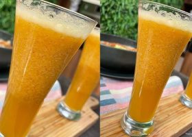 طريقة عمل سموثى البرتقال والزنجبيل والقرفة