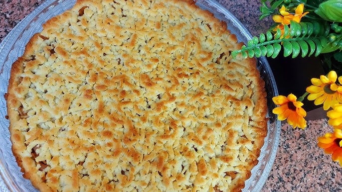 طريقة عمل فطيرة التفاح بالقرفة والكراميل المملح