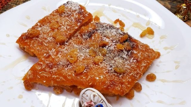 طريقة عمل طاجن البطاطا الحلوة بالقرفة وجوز الهند المبشور