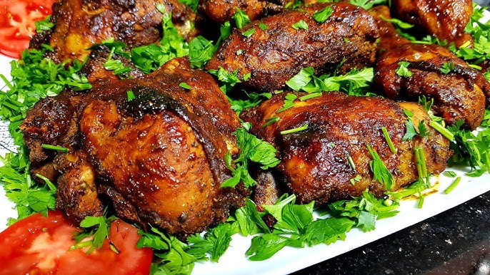 طريقة عمل دجاج مشوى بصلصة الرمان والزنجبيل