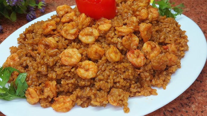 طريقة عمل فريك بالجمبري وصوص الليمون الدافئ