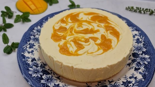 طريقة عمل تشيزكيك طحينة بعسل ابيض وفستق