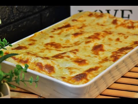 طريقة عمل لازانيا كشرى سبايسى بطبقات عدس ومكرونة وبشاميل