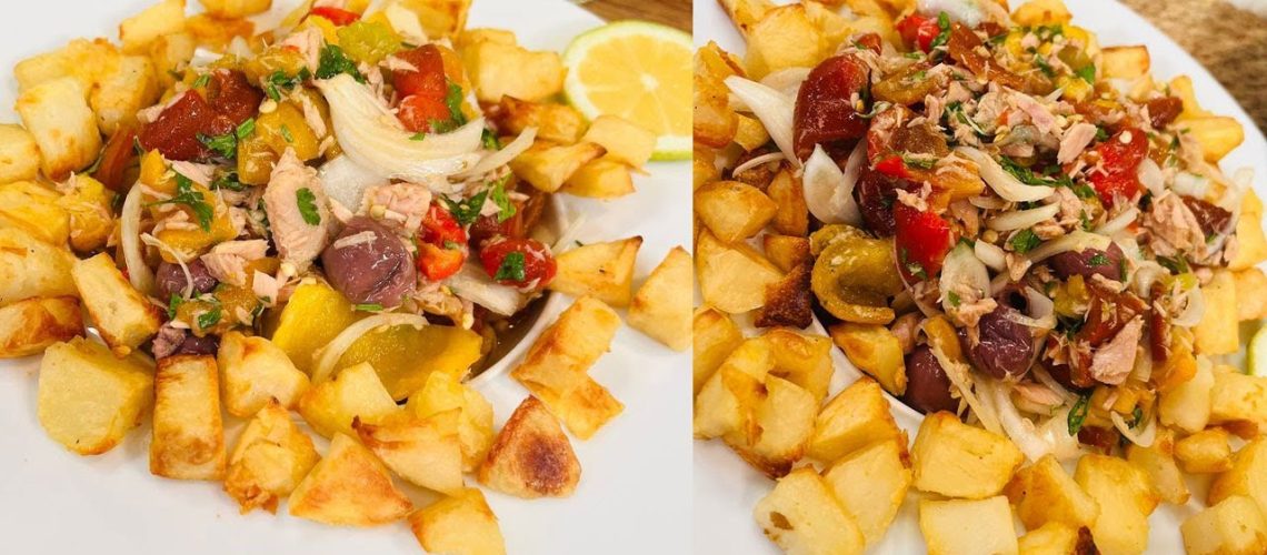 طريقة عمل سلطة التونة بدون مايونيز