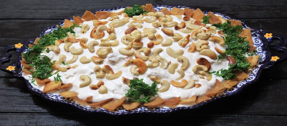 طريقة عمل فتة الحمص السورية بالزبدة