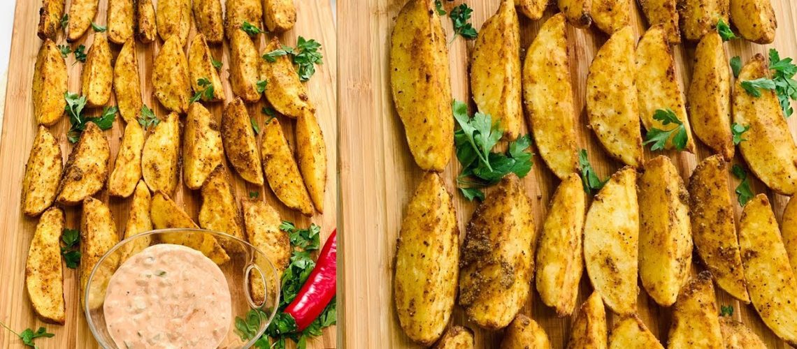 طريقة عمل بطاطس مشوية بخل الرمان والأعشاب