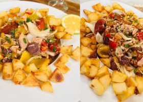 طريقة عمل سلطة التونة بدون مايونيز