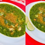 طريقة عمل طاجن ملوخية بالكريمة والجمبري المكرمل
