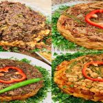 طريقة عمل طاجن مكرونة بصلصة الفلفل المشوى والكبدة الكراميل