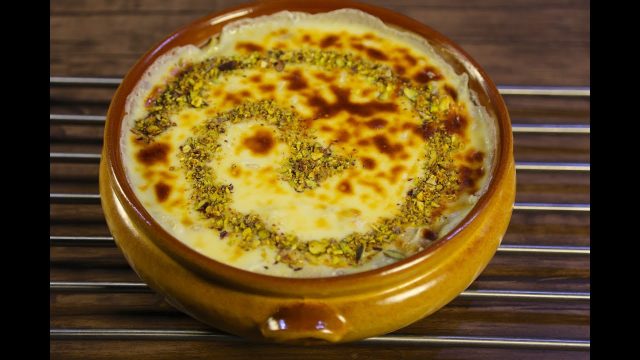 طريقة عمل ام على بالقشطة وجوز البقان و الكراميل