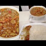 طريقة عمل ارز بالكارى والمانجا مع مكعبات الفراخ المشوية