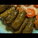طريقة عمل محشى ورق عنب بالكاري وجوز الهند