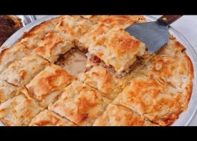 طريقة عمل رقاق تشيز كيك حادق بحشوة سبانخ وفراخ