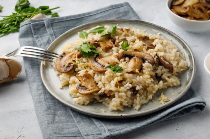 طريقة عمل ريزوتو الشعير بالمشروم والسمنة البنية