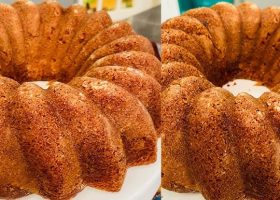 طريقة عمل كيكة اللبن والتمر